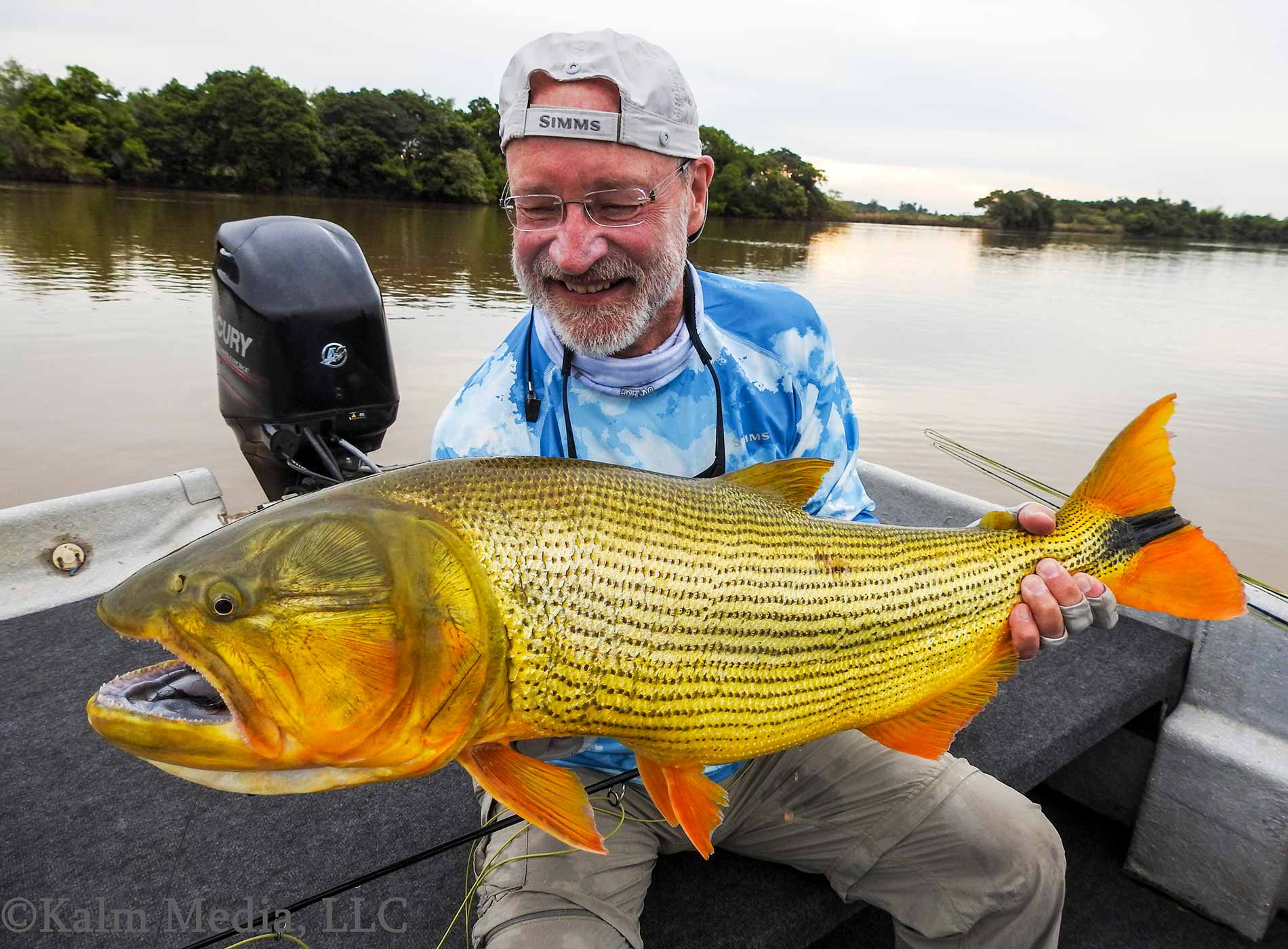 Bill Kalm catches the big fish